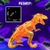 3D puzzle "Dinosaur", crystalline, 50 details, Mix color