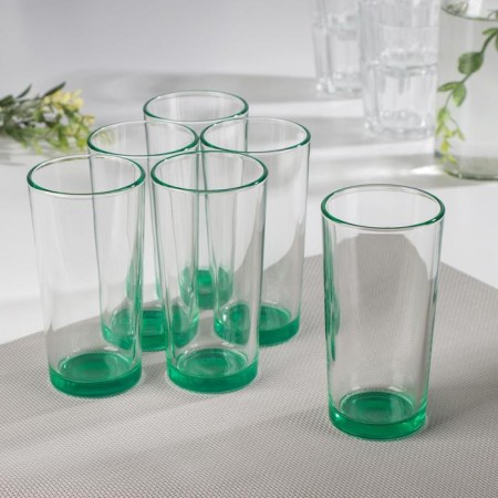 A set of glasses "Jam", 230 ml, 6 pcs, color mix-6