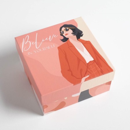 Set of boxes 5 in 1, gift packaging, “style”, 14 x 14 x 8-22 x 22 x 12 cm-11