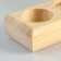 Wooden candlestick for 2 candles "rectangular", array, 11 × 6 × 3 cm