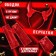 Carnival set "Evil Chertic": dress, gloves, rim, river 42-44, red