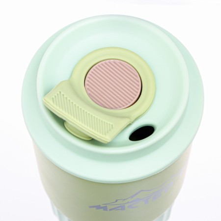Thermal circle, 360 ml, travel "Master K", saves heat 6 hours, light green-2