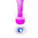 Slime "Glass" with raspberry sparkles, and balls, 90 g