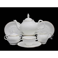 Tea set of Lenardi Maria Gold, 17 items