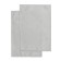 Napkins, size 30x45 cm - 2 pcs, color silver