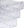 A set of horizontal paper trays with wide loading, City, 3 pcs., On metal rods, transparent