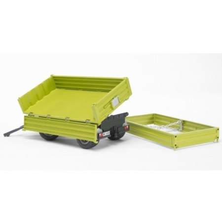 Fliegl trailer, with three body tilt options and a removable top-5