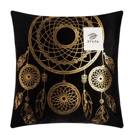 Pillowcase decorative Ethel "Dream Catcher" 40 x 40 cm, velor-4