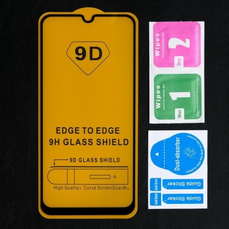 Protective glass 9D Luazon for Samsung A30S/M30S, full glue, 0.33 mm, 9n-2