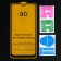 Protective glass 9D Luazon for Samsung A30S/M30S, full glue, 0.33 mm, 9n