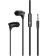 Headphones Borofone BM26 Rhythm, vacuum, microphone, jack 3.5 mm, cable 1.2 m, black