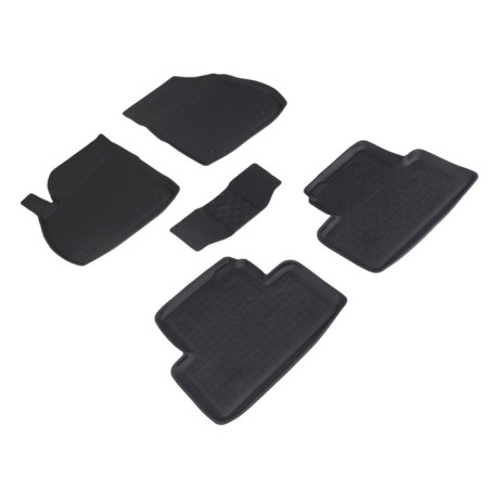 Rubber rugs with a high side for Opel Zafira C, 2012-2019