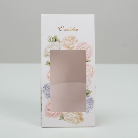 Confectionery box, packaging "With Love", 9 x 19 x 6 cm-1