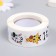 Sticker Paper "Wild animals - emotions" d = 2.5 cm 500 pcs in a roll 3x6.5x6.5 cm