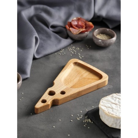 The cheese board "For feed", 24 × 15 × 1.8 cm, array of birch-1