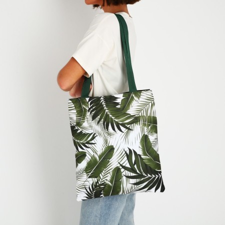 Bag Schoper "Tropics" 35x0.5x40 cm, Department without lightning, without lining, green-8