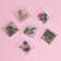 Sudden for nail decor, 6 species, in a case, multi -colored