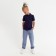 T-shirt Children's Polo Minaku: Basic Line dark blue color, height 116