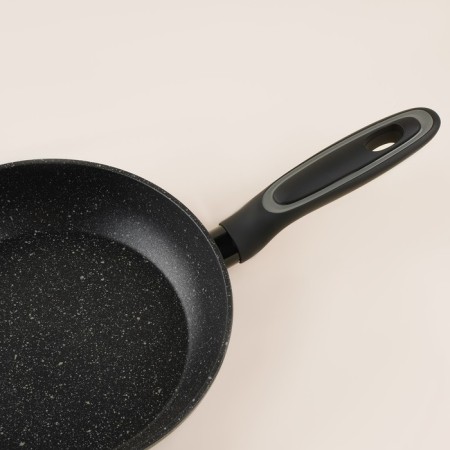 Aluminum pan with anti -stick coating SL Home, D = 22, H = 4.5 cm, black color-5