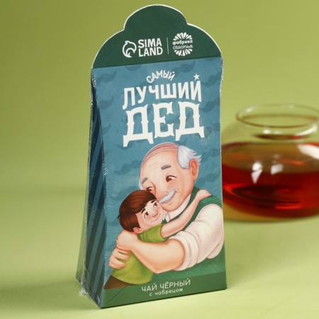 Black tea "The best grandfather", taste: thyme, 50 g.-4