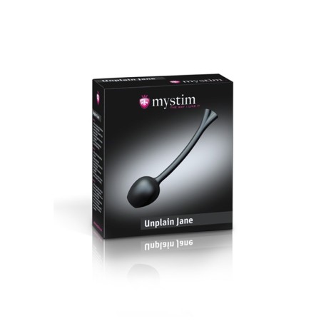 Vaginal balls Mystim Mono Unplain Jane Geisha Balls, electrical stimulation, silicone, D 3.3 cm 764-1