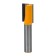 Frases groove Encor 9201, straight, on wood, add. plate, d = 8 mm, 12 x 19 mm