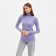 Women's turtleneck Minaku: Basic Line, lilac color, size 44