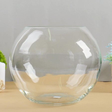 Vase "Ball" Gorl.d-15.5cm, 23x21 cm, 7.5l 2071 Transparent