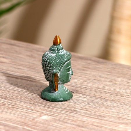 Souvenir "Buddha's head" Antik, brass 5.5 cm-2