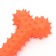 Premium bone piramium toy toy for dogs, 15 x 5.5 cm, orange