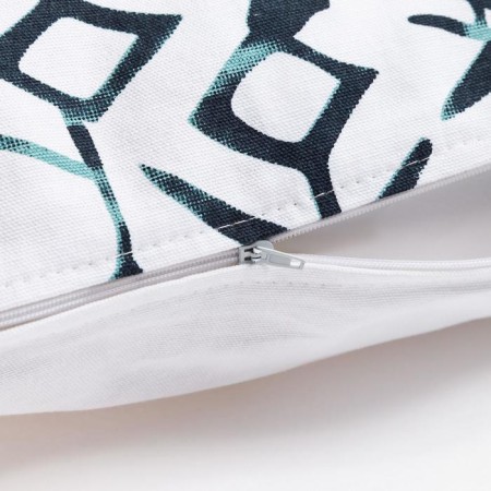Decorative pillowcase 40x40 cm, Ethnos Mint, 100% cotton-1