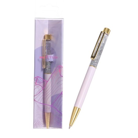 Ballpack handle Meshu Lilac Sandl, blue rod, metal case-1
