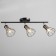 Lamp "Boston" 3x60W E14 black/copper