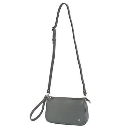 Cross-Bodi bag, lightning department, gray color 16x25x3cm-1