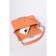 Cross-Body Bag, eco-leather, ludor orange, 24x6x15 cm