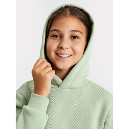Kit for girls (sweatshirt, trousers), green color, height 92-98 cm-2