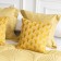 Cover with pillowcases "Hugo", size 230x250 cm, lemon color