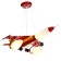 Lamp "Red Aircraft" 5x40W E14 Red 63x63x70 cm Bayerlux