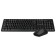 Keyboard + Mouse A4Tech 3330N CLAV: Black Mouse: Black USB Wireless Multimedia