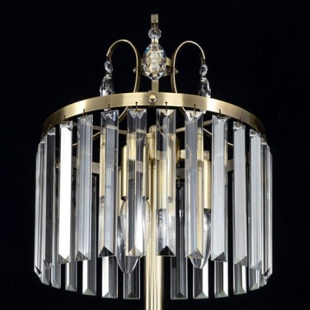 Lapel -Decorative lamp Citilux "Inga" CL335833 27x27x56 cm, 3x60W, E14, brown color-11