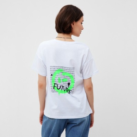 Women's T -shirt Minaku Future, white color, size 48-3
