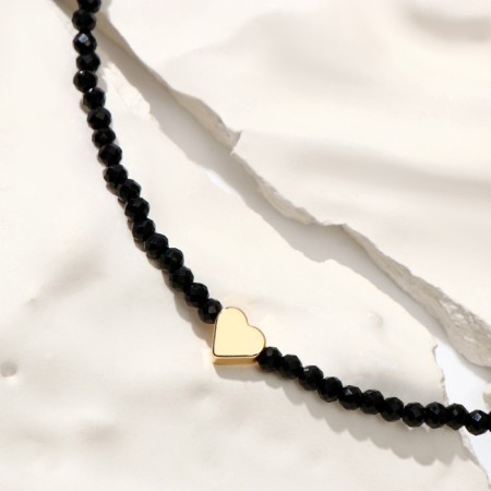 Sicker Shar # 3 "Spinel" Heart, 38 cm + 5 cm extension cord-1