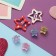 Hair set "Little Asterisk" (2 invisibility, 4 crab) point, mix
