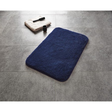 CHIC bathroom rug, blue color, 60x90 cm-1
