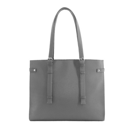 Female bag, genuine leather, olive 33x12x40 cm-1