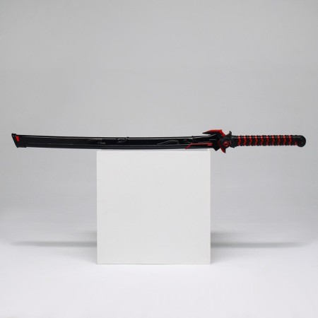 Souvenir weapon "Katana Genji" 108 cm, black with red, polystyrene foam-2