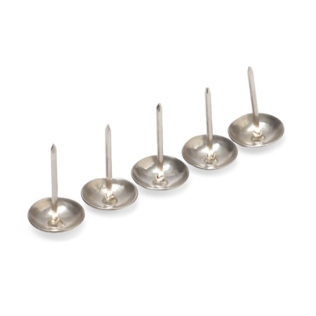 Tundra nails, decorative, 10x18.5 mm, chrome, 50 pcs-11