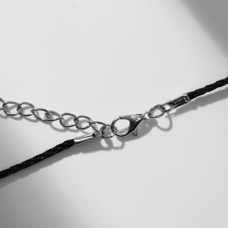 AMOCOUST OF AMENAROK on the lace, the color of black silver on a black lace, 60 cm-2