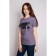 Women's T -shirt Let’s go "Square", size 48, color graphite