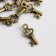 Suspension "Key", ancient bronze 0.7x1.5 cm